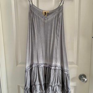 Summer dress with ruffles